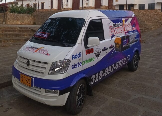 Van Baterias Powervolt Santander Baterías para carro en la Mesa de Los Santos